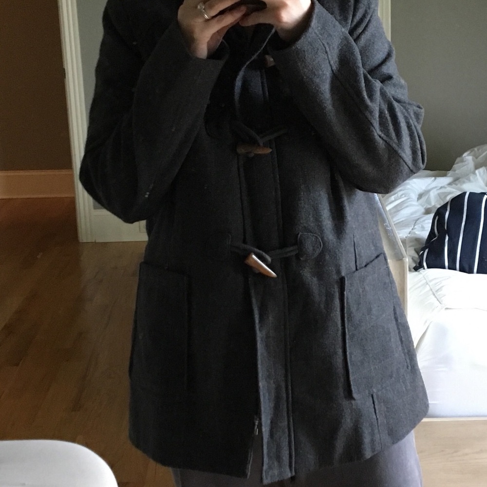 Merona XL Grey Wool Coat